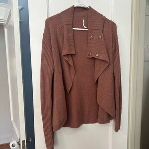 Mauve free people sweater size small